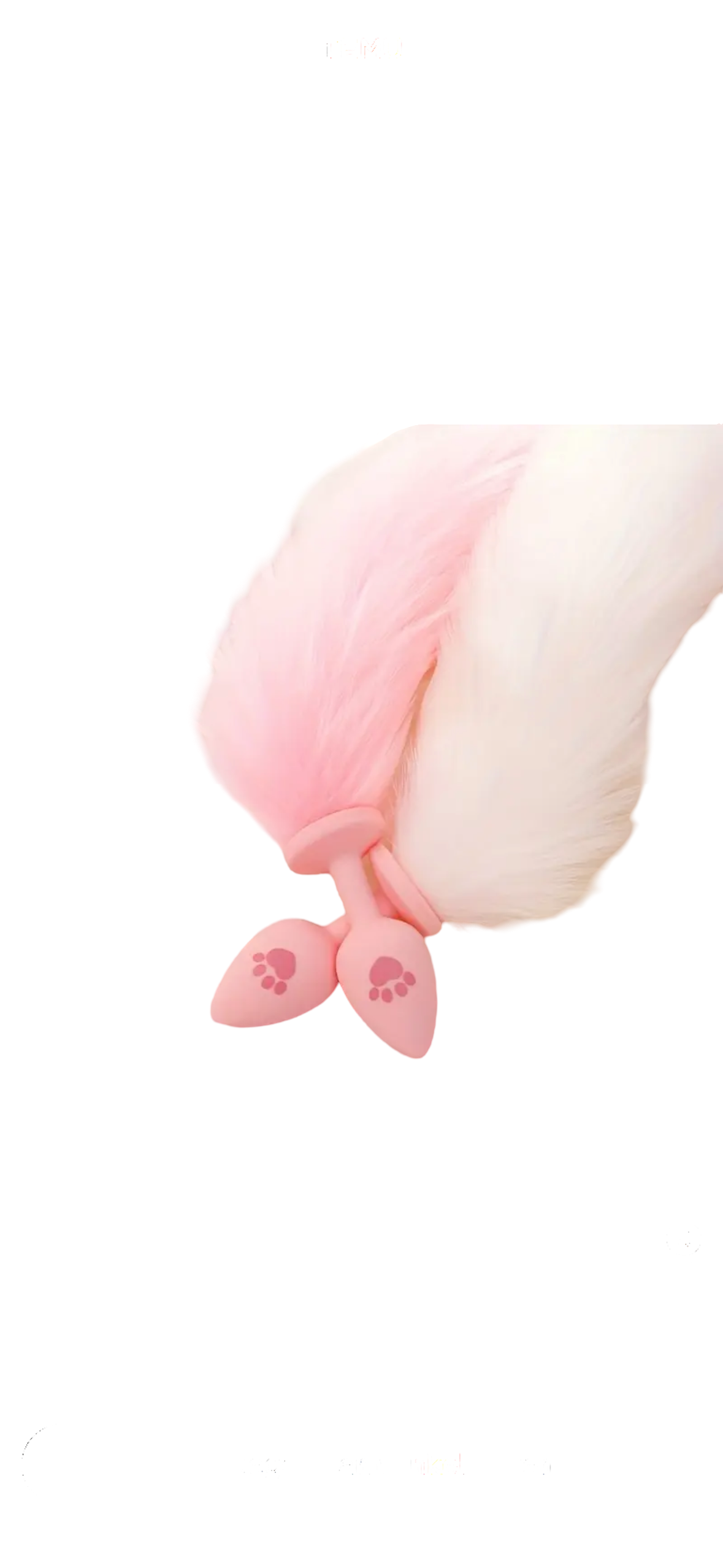 Roze Buttplug met Lange Staart