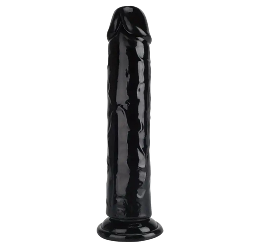 Dildo Zwart Silcone